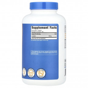 Nutricost, L-тирозин, 500 мг, 180 капсул в Москве - eco-herb.ru | фото