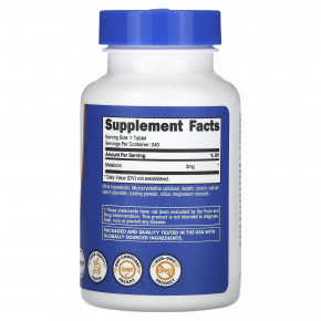 Nutricost, мелатонин, 3 мг, 240 таблеток в Москве - eco-herb.ru | фото