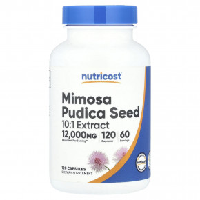 Nutricost, Mimosa pudica Seed, 120 капсул (6000 мг в 1 капсуле) в Москве - eco-herb.ru | изображение Nutricost, Mimosa pudica Seed, 120 капсул (6000 мг в 1 капсуле) в Москве - eco-herb.ru | фото