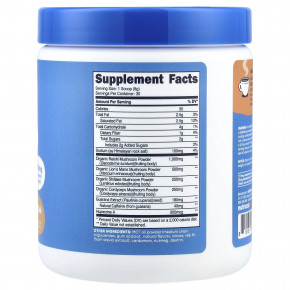 Nutricost, NutriZen®, Focus, адаптогенный грибной напиток, со вкусом ванильного чая, 240 г (8,6 унции) в Москве - eco-herb.ru | фото