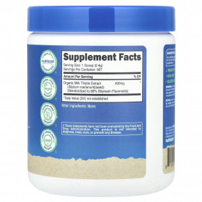 Nutricost, Органический расторопша, без добавок, 227 г (8,1 унции) в Москве - eco-herb.ru | фото