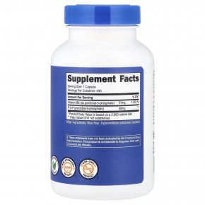 Nutricost, P-5-P, 240 капсул в Москве - eco-herb.ru | фото