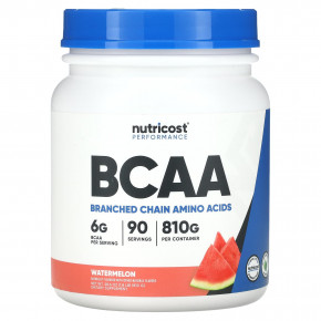 Nutricost, Performance, BCAA, со вкусом арбуза, 810 г (1,8 фунта) - описание