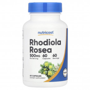 Nutricost, Rhodiola Rosea, 500 mg, 60 Capsules в Москве - eco-herb.ru | фото