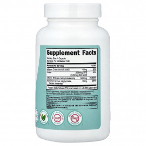 Nutricost, Women, железо с витамином C, фолатом и витамином B12 для женщин, 180 капсул в Москве - eco-herb.ru | фото