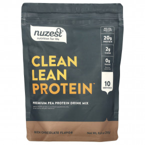 Nuzest, Clean Lean Protein, насыщенный шоколад, 250 г (8,8 унции) - описание