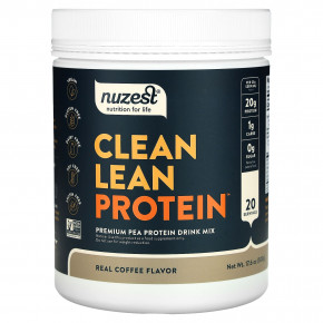 Nuzest, Clean Lean Protein, натуральный кофе, 500 г (17,6 унции) - описание