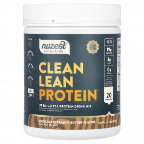 Nuzest, Clean Lean Protein, шоколадно-арахисовая паста, 500 г (17,6 унции) - описание