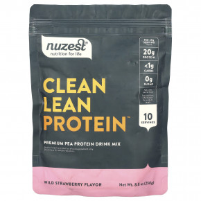 Nuzest, Clean Lean Protein, со вкусом лесной клубники, 250 г (8,8 унции) в Москве - eco-herb.ru | фото