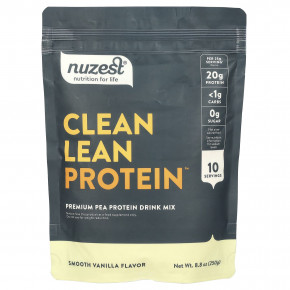 Nuzest, Clean Lean Protein, со вкусом ванили, 250 г (8,8 унции) - описание