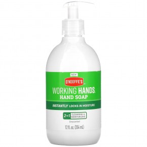 O'Keeffe's, Working Hands, мыло для рук, без запаха, 354 мл (12 жидк. Унций) в Москве - eco-herb.ru | фото