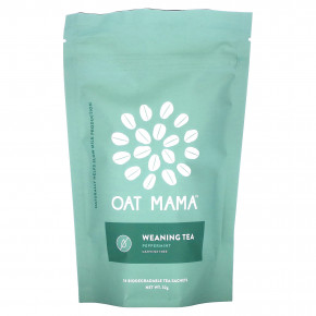 Oat Mama, чай, перечная мята, без кофеина, 14 пакетиков, 32 г в Москве - eco-herb.ru | фото