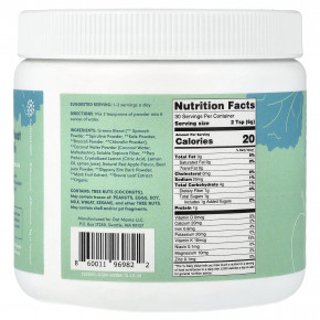 Oat Mama, Mama Greens, Superfoods Booster, порошок для поддержки суперфудов, со вкусом яблока Фуджи, 180 г (6,35 унции) в Москве - eco-herb.ru | фото