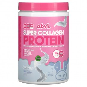 Obvi, Super Collagen Protein, без добавок, 337,5 г (11,90 унции) в Москве - eco-herb.ru | фото