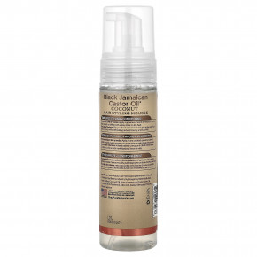 Okay Pure Naturals, Black Jamaican Castor Oil®, мусс для укладки волос, гибкая фиксация, для сухих и поврежденных локонов, кокос, 221 мл (7,5 унции) в Москве - eco-herb.ru | фото