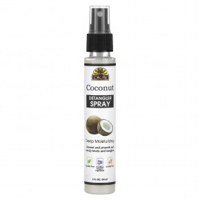 Okay Pure Naturals, Coconut Detangler Spray, 2 fl oz (59 ml) в Москве - eco-herb.ru | фото