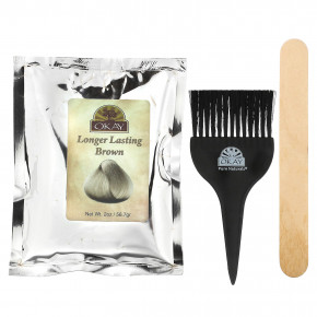 Okay Pure Naturals, Хна, стойкая краска для волос, коричневый, 56,7 г (2 унции) в Москве - eco-herb.ru | изображение Okay Pure Naturals, Хна, стойкая краска для волос, коричневый, 56,7 г (2 унции) в Москве - eco-herb.ru | фото