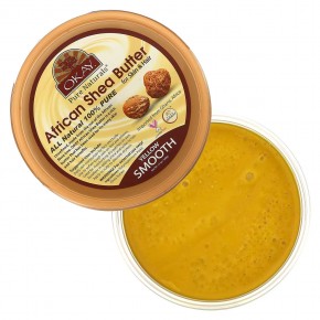 Okay Pure Naturals, Масло для тела африканского ши, гладкое желтое, 368 г (13 унций) в Москве - eco-herb.ru | фото