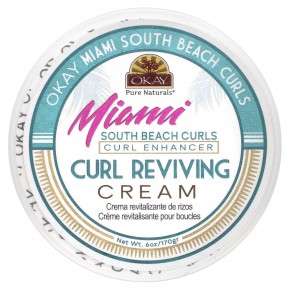 Okay Pure Naturals, Miami South Beach Curls, Curl Enhancer, крем для восстановления локонов, 170 г (6 унций) в Москве - eco-herb.ru | фото