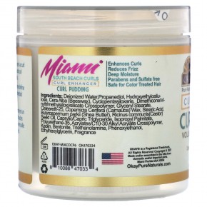 Okay Pure Naturals, Miami South Beach Curls, пудинг для кудрей, 170 г (6 унций) в Москве - eco-herb.ru | фото