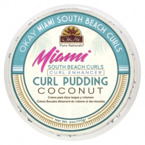 Okay Pure Naturals, Miami South Beach Curls, пудинг для кудрей, 170 г (6 унций) в Москве - eco-herb.ru | фото