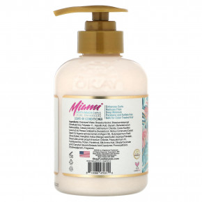 Okay Pure Naturals, Miami South Beach Curls, кондиционер, усиливающий локоны с кокосом, 354,8 мл (12 унций) в Москве - eco-herb.ru | фото