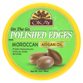 Okay Pure Naturals, Polished Edges With Moroccan Argan Oil, 2 oz (59 ml) в Москве - eco-herb.ru | фото