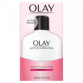 Olay, Active Hydrating, флюид для лица, оригинальный, 120 мл (4 жидк. унции) в Москве - eco-herb.ru | фото