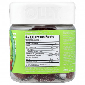 OLLY, жевательные таблетки для метаболизма, со вкусом яблока, 30 жевательных таблеток в Москве - eco-herb.ru | фото