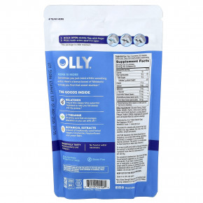 OLLY, жевательные таблетки для сна, со вкусом ежевики, 120 жевательных таблеток в Москве - eco-herb.ru | фото