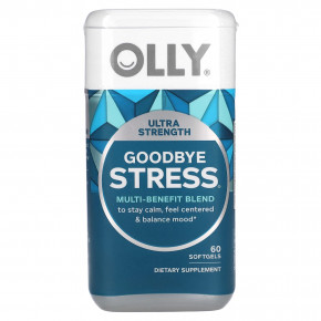 OLLY, Goodbye Stress, 60 мягких таблеток - описание | фото