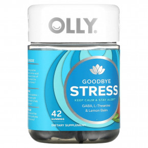 OLLY, Goodbye Stress, ягодная вербена`` 42 жевательных мармеладки - описание