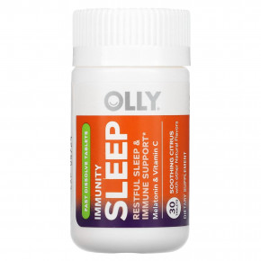 OLLY, Immunity Sleep, успокаивающий цитрус, 30 таблеток (Товар снят с продажи) в Москве - eco-herb.ru | фото