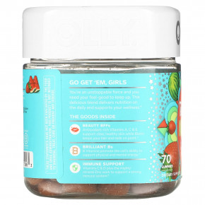 OLLY, мультивитамины для подростков, со вкусом ягод и арбуза, 70 жевательных таблеток в Москве - eco-herb.ru | фото