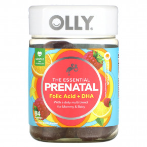 OLLY, The Essential Prenatal, витамины для беременных, сладкий цитрус, 84 жевательные таблетки в Москве - eco-herb.ru | фото