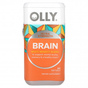 OLLY, Ultra Strength Brain, 60 мягких таблеток в Москве - eco-herb.ru | фото