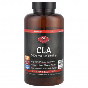 Olympian Labs, CLA 3000, 210 капсул - описание | фото