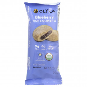 Olyra, Fruit & Grain Bites, голубика, 4 упаковки по 37,5 г (1,32 унции) в Москве - eco-herb.ru | изображение Olyra, Fruit & Grain Bites, голубика, 4 упаковки по 37,5 г (1,32 унции) в Москве - eco-herb.ru | фото