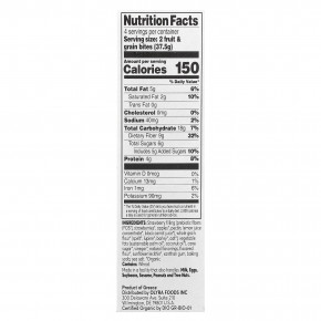 Olyra, Fruit & Grain Bites, клубника, 4 упаковки по 37,5 г (1,32 унции) в Москве - eco-herb.ru | фото