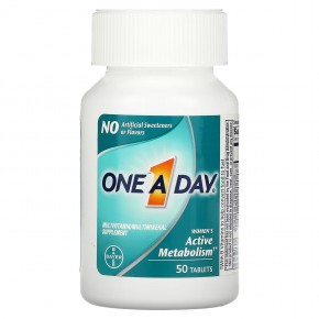 One-A-Day, Активный метаболизм для женщин, мультивитаминная / мультиминеральная добавка, 50 таблеток в Москве - eco-herb.ru | фото