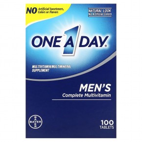 One-A-Day, Полный мультивитамин для мужчин, 100 таблеток в Москве - eco-herb.ru | фото