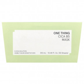 One Thing, Cica B5 Beauty Mask, 30 шт., 310 мл (10,48 жидк. Унции) в Москве - eco-herb.ru | фото