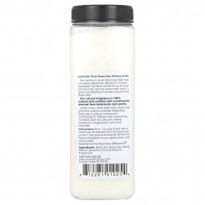 One with Nature, Dead Sea Spa, минеральные соли, расслабляющие, с лавандой, 907 г (32 унции) в Москве - eco-herb.ru | фото