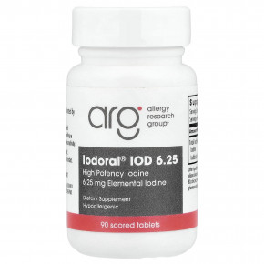 Optimox, Iodoral®, IOD 6.25, 90 делимых таблеток - описание | фото