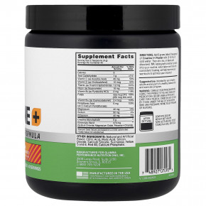 Optimum Nutrition, Creatine +, апельсин и маракуйя, 360 г (12,69 унции) в Москве - eco-herb.ru | фото