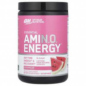 Optimum Nutrition, Essential Amin.O. Energy®, арбуз, 270 г (9,5 унции) - описание