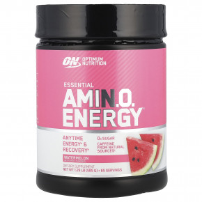 Optimum Nutrition, ESSENTIAL AMIN.O. ENERGY, арбуз, 585 г (1,29 фунта) - описание