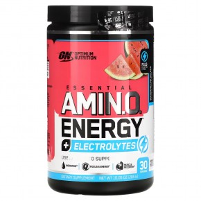 Optimum Nutrition, Essential Amin.O. Energy, арбузный спрей, 285 г (10,05 унции) - описание