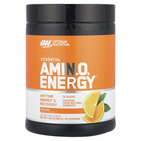 Optimum Nutrition, ESSENTIAL AMIN.O. ENERGY, Orange Cooler, 585 г (1,29 фунта) в Москве - eco-herb.ru | фото