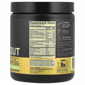 Optimum Nutrition, Gold Standard®, перед тренировкой, зеленое яблоко, 300 г (10,58 унции) в Москве - eco-herb.ru | фото